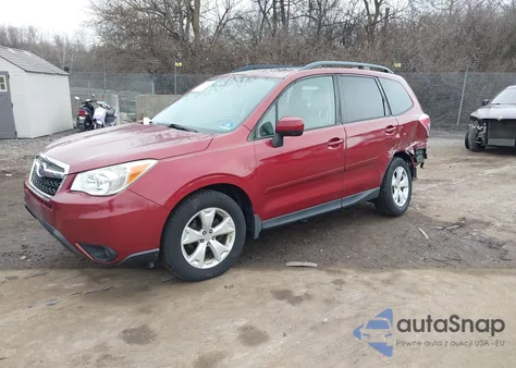 2016 Subaru Forester 2.5I Premium из США, поврежденный, VIN JF2SJAFC5GH554497